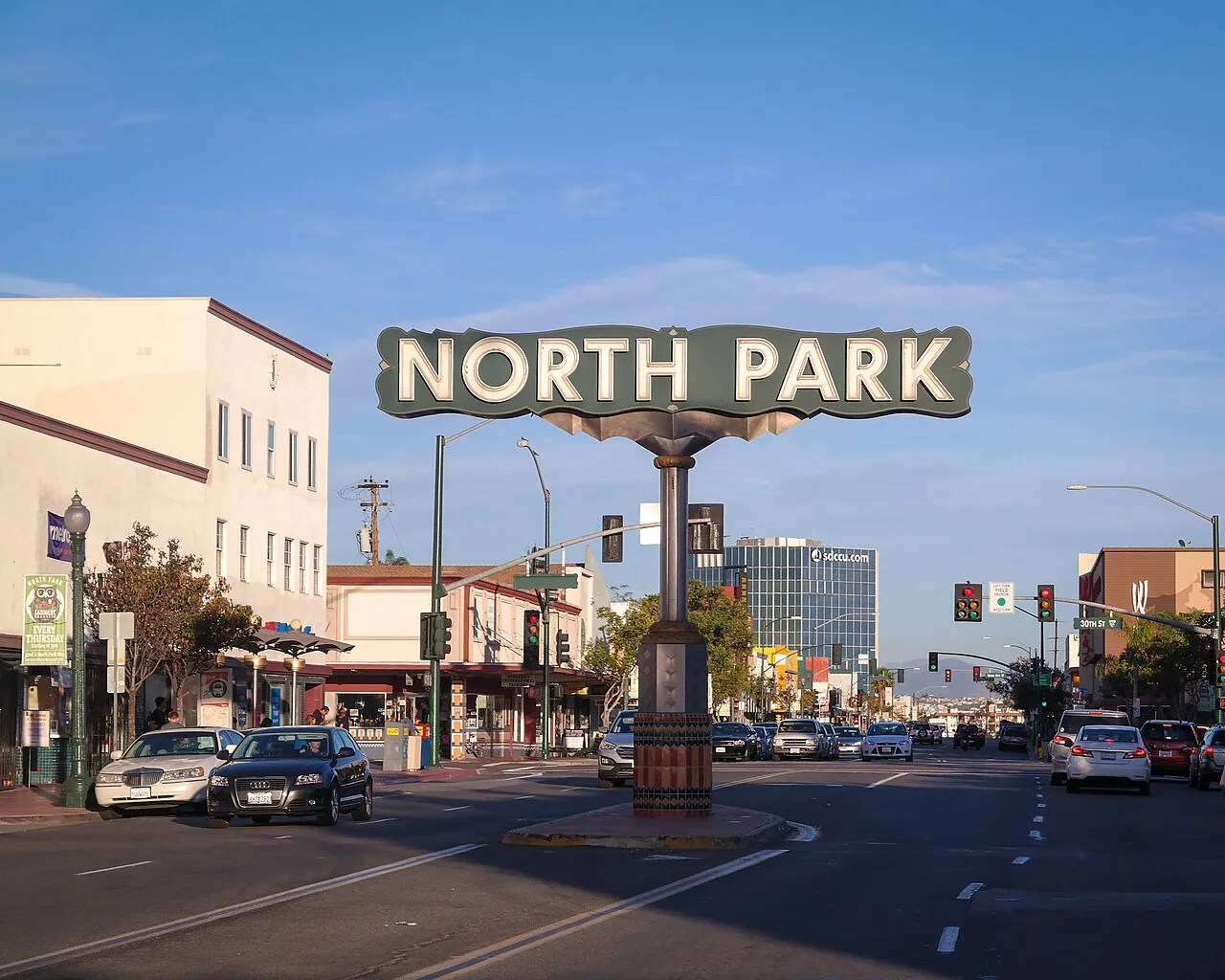 The North Park sign